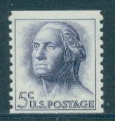1229 5c Washington Fine MNH