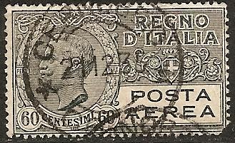 ITALY C  4 USED 1926 60c King Emmanuel Airmail