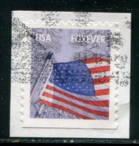 4785 US (46c) Flag in Winter SA, used on paper dated 2013