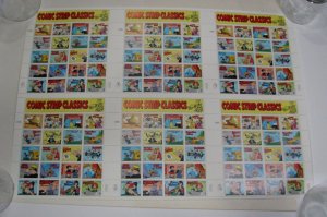 US Stamp #3000 1995 Comic Strips Press Sheet 6 Panes of 20 MNH Uncut