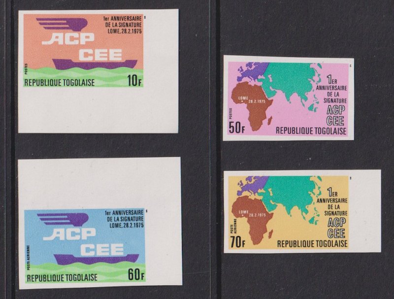 Togo   #926-927. C274-C275  MNH  1976   common market   Imperf.