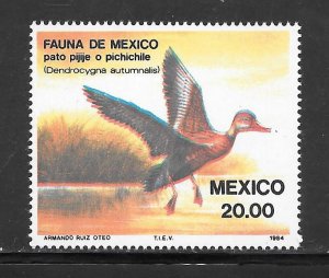 Mexico #1347 MNH Fauna, ducks Single