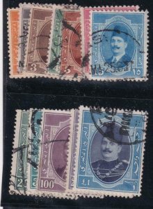 Egypt 1923-1924 SC 92-103 Used Set 