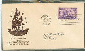 United States #898   (First Day Cover)