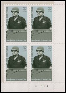 United States - Scott 3121 - Mint-Never-Hinged - Plate Block of Four