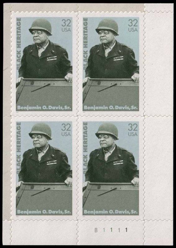 United States - Scott 3121 - Mint-Never-Hinged - Plate Block of Four