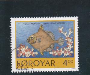 Faroe Islands  Scott#  261  Used
