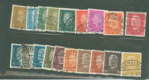 Germany #366-384 Used Single (Complete Set)