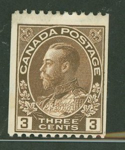 Canada #129 Unused Single