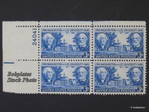 #982 Washington Lee Lower Right  Plate Block 24036 F-VF NH