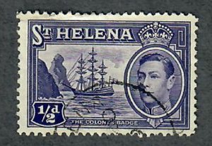 St Helena #118 used single