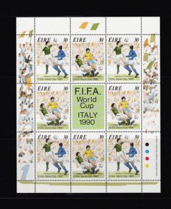 Ireland: 1990 World Cup Italy, Sheetlet, MNH