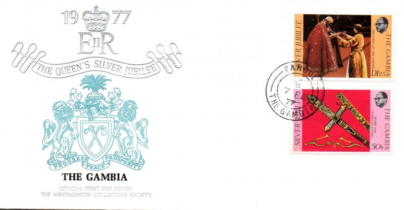 Gambia 346-347 U/A FDC