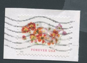 US Scott's #5681 Forever-Flowers-Used-On Paper