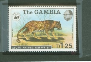 Gambia #344  Single (Wwf)