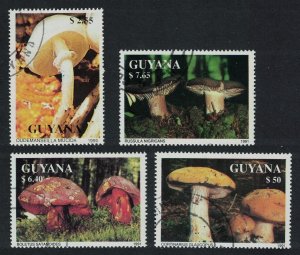 SALE Guyana Fungi Mushrooms 4v 1987 CTO