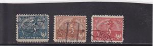 Poland  Scott#  154-155A  Used