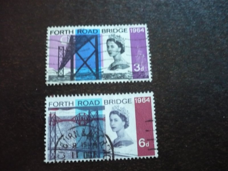 Stamps - Great Britain - Scott# 418-419 - Used Set of 2 Stamps