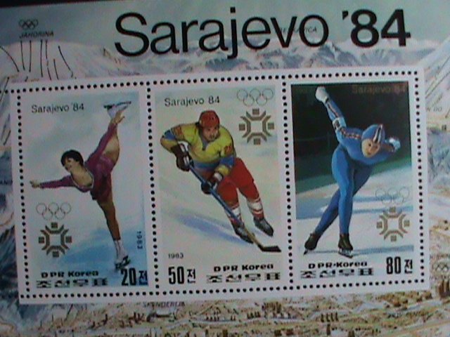 ​KOREA STAMP:1983- SC#2323 WINTER OLYMPIC-SARAJEVO'84 -MNH :RARE MINI SHEET.