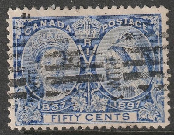 Canada Jubilee #60 Used Clean Back VF     (974)