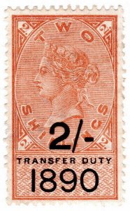 (I.B) QV Revenue : Transfer Duty 2/- (1890)