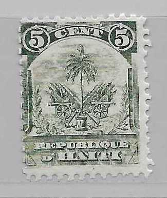 Haiti 49 5c Arms single MLH