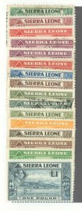 Sierra Leone #173-185 Unused Single (Complete Set)