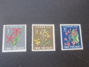 Timor 1950 Sc 260-62 MH