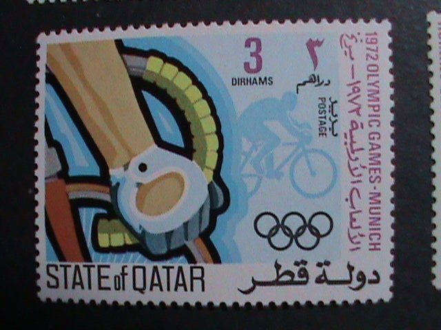 ​QATAR-1972 SC#303-7-20TH OLYMPIC GAMES-MUNICH-MINT VF  WE SHIP TO WORLD WIDE