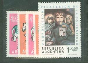 Argentina #B42-3/55 Mint (NH) Single (Complete Set)