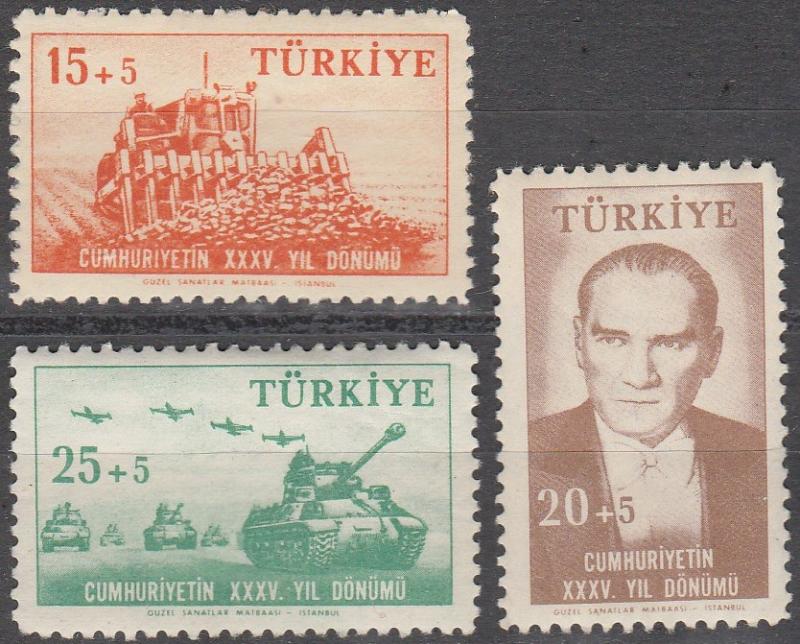 Turkey #B70-2 MNH F-VF (SU3162L)