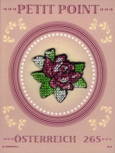 Austria 2010 MNH Stamps Souvenir Sheet Scott 2278 Embroidery Flowers Petit Point