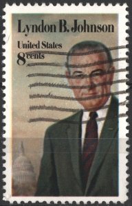 SC#1503 8¢ Lyndon B. Johnson (1973) Used