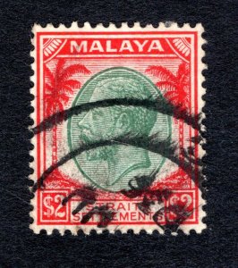 Malaya Straits Settlements SC #233   VF, Used, CV $11.50 .... 6090161