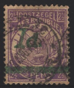 Transvaal Sc#163 Used - Square Dot