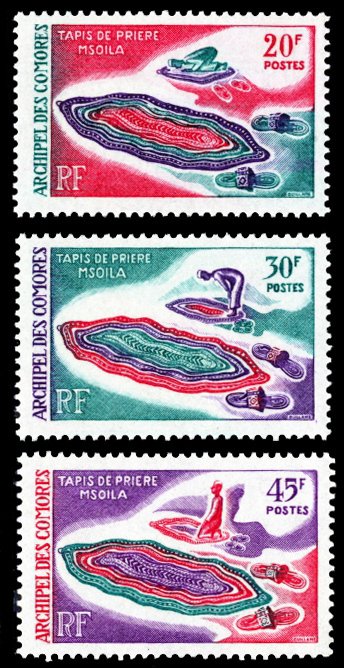 Comoro Islands 1969 Scott #77-79 Mint Never Hinged