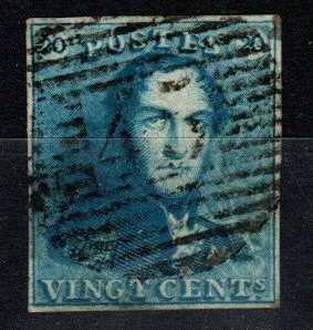 Belgium #2 F-VF Used CV $57.50 (X968)