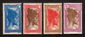 Madagascar - Scott #164//167 - MNH - SCV $11+