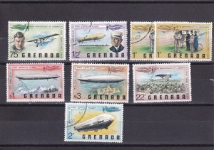 SA06a Grenada 1978 The 75th Anniversary of First Zeppelin Flight  used stamps