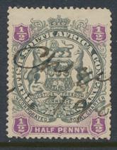 British South Africa Company / Rhodesia SG 66 SC# 50  Used revenue see details