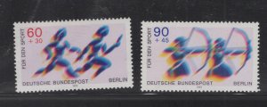 Germany-Berlin #B9NB157-58 (1979 Sports Federation set) VFMNH CV $1.85