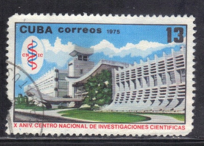 CUBA SC# 1988  **USED** 1975   13c   SEE SCAN