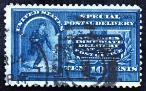 US #E5 Used Single Messenger Running SCV $12.50