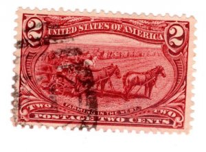 United States Scott # 286 - used VF +