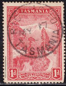 Tasmania 87 USED 1899 Mount Wellington CDS WMK 78