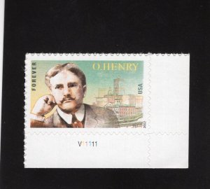 4705 O. Henry, MNH w/plate #