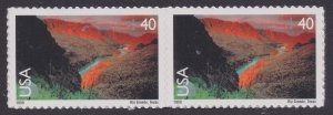 US C134 Airmail Rio Grande 40c horz pair (2 stamps) MNH 1999