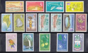 St Vincent Scott #226-240 MNH