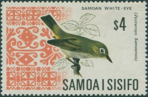 Samoa 1967 SG289b $4 Bird MNH