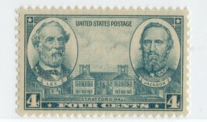 ROBERT E LEE ~ JACKSON * CIVIL WAR GENERALS ** Vintage U.S. Postage Stamp Mint